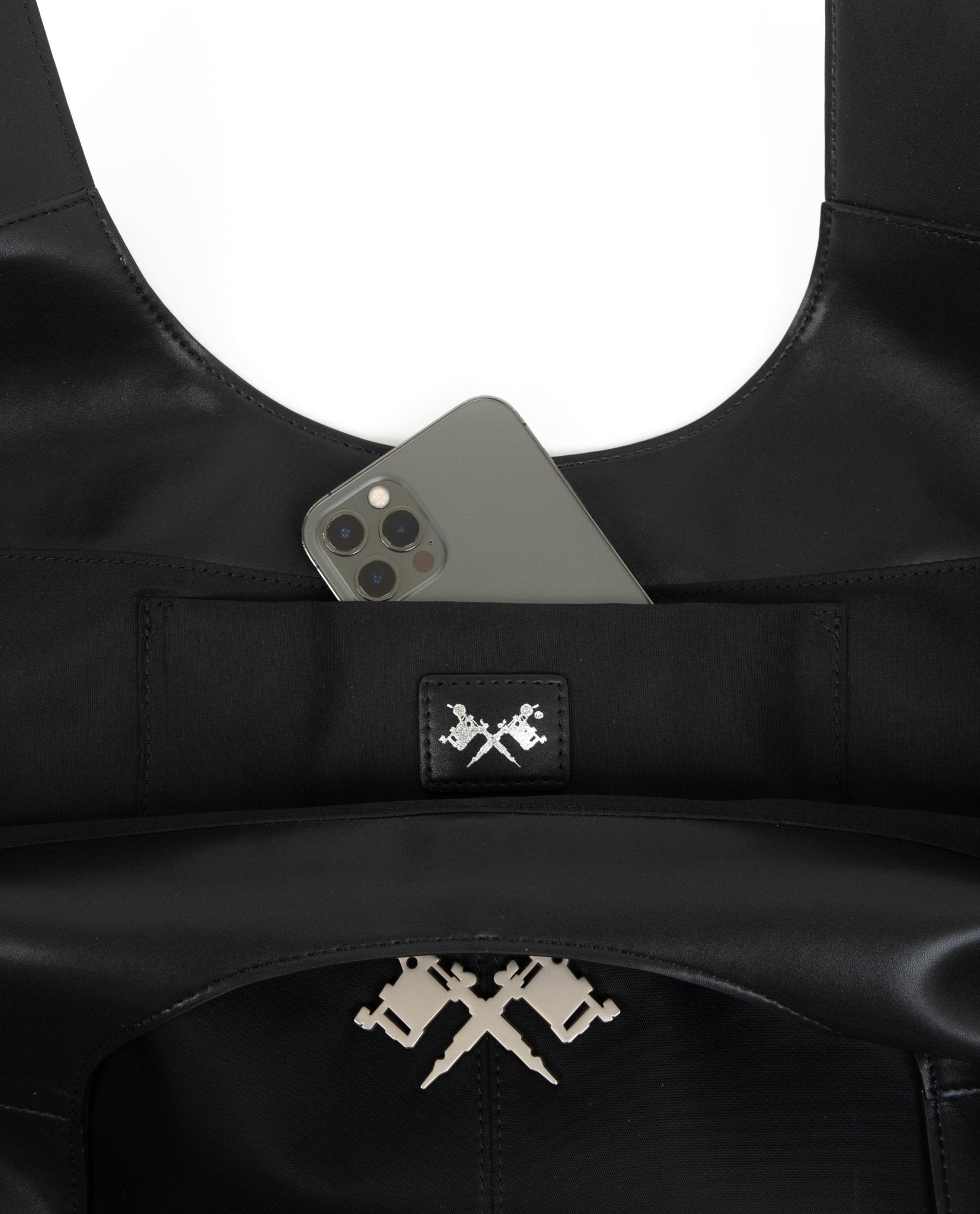 NYLON TOTE BAG - BLACK - Root Atelier™ by Eugen Lods