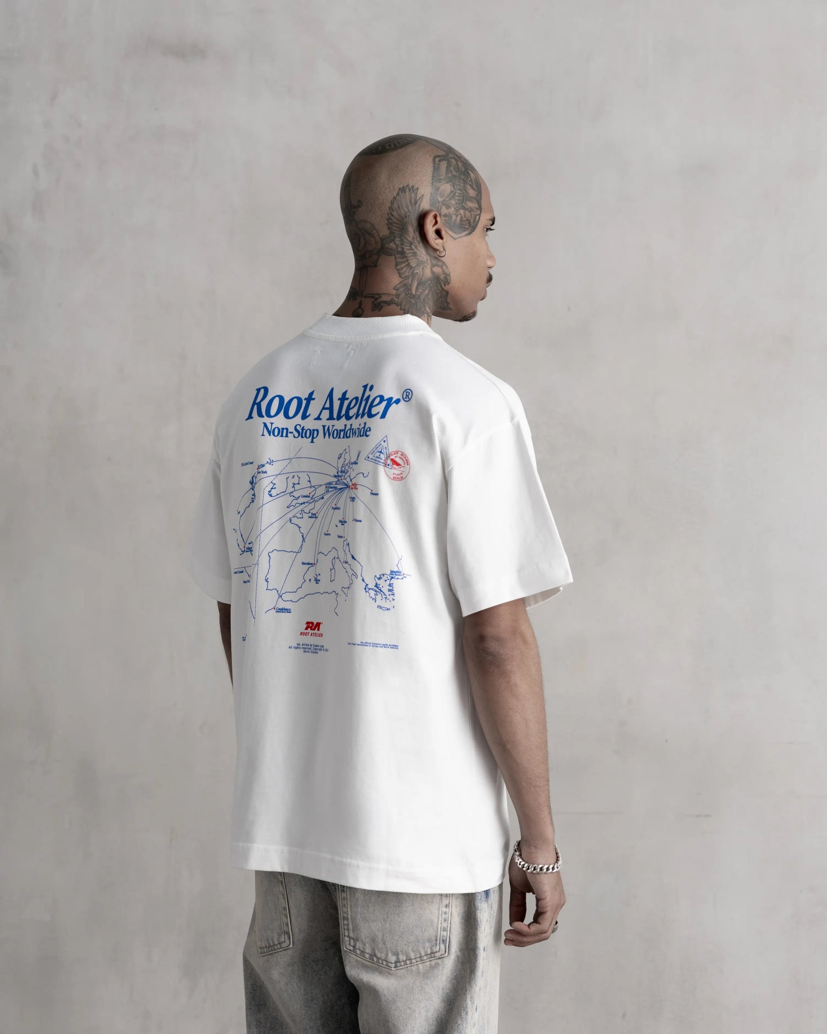 RA Destinations Cream Tee - Root Atelier™ by Eugen Lods