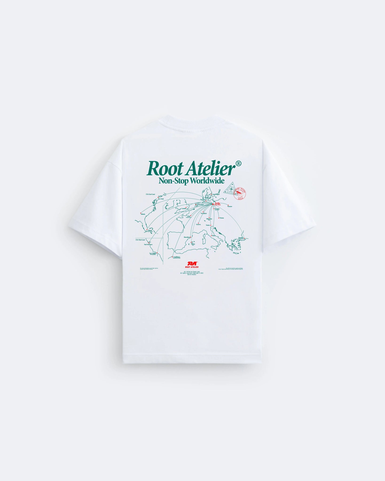 RA Destinations White Tee - Root Atelier™ by Eugen Lods