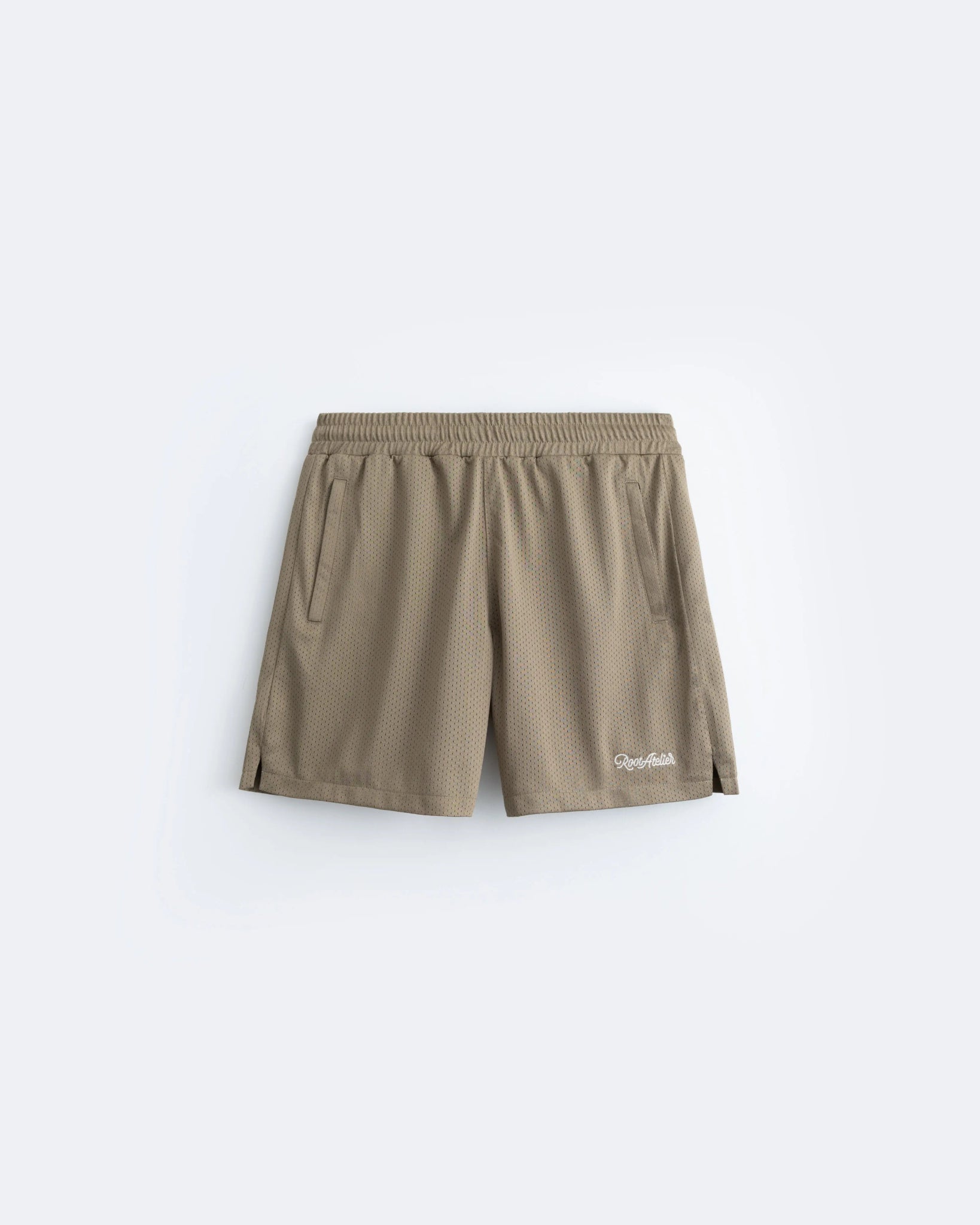 RA Mesh Shorts Khaki - Root Atelier™ by Eugen Lods