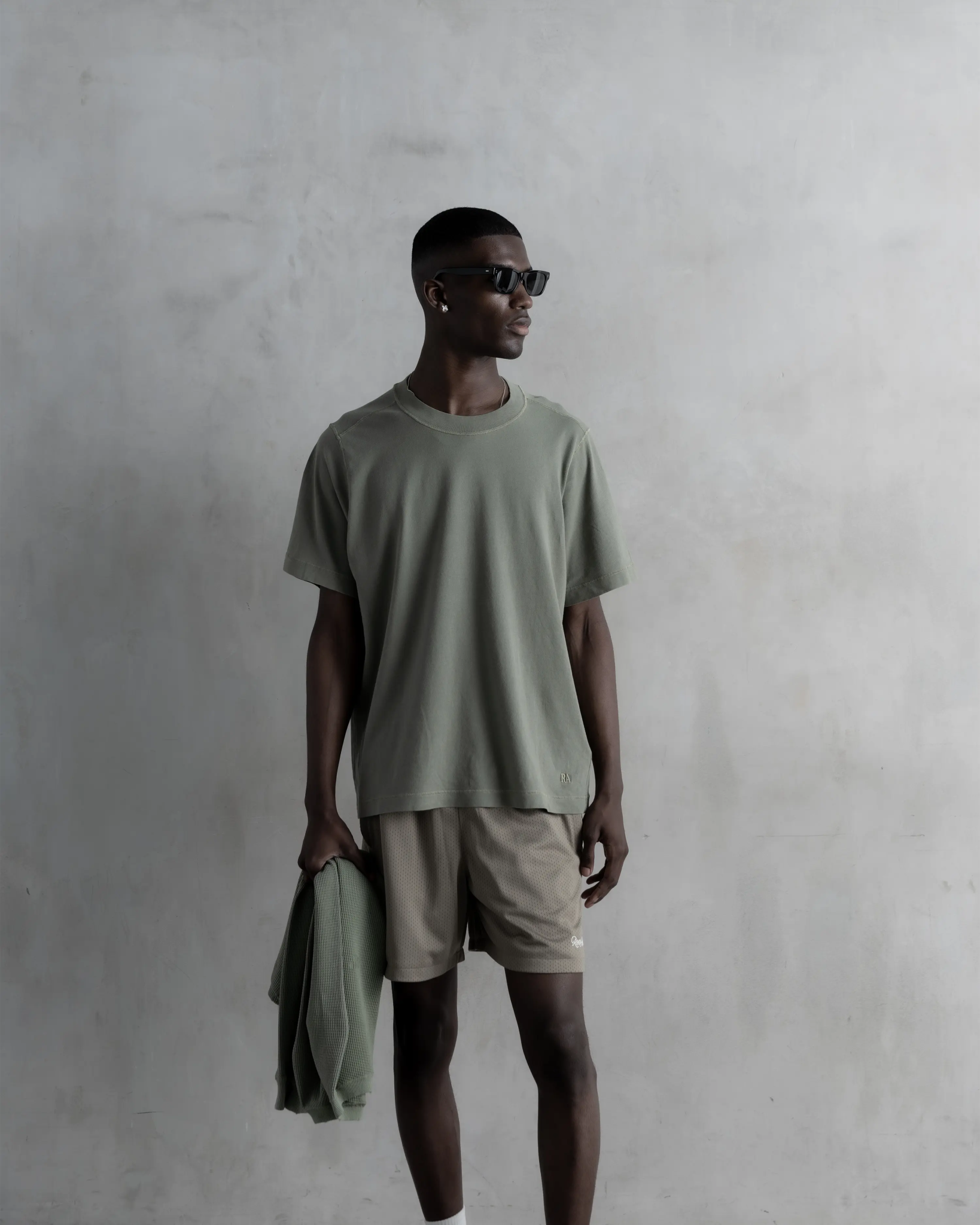 RA Pure T-Shirt Khaki - Root Atelier™ by Eugen Lods