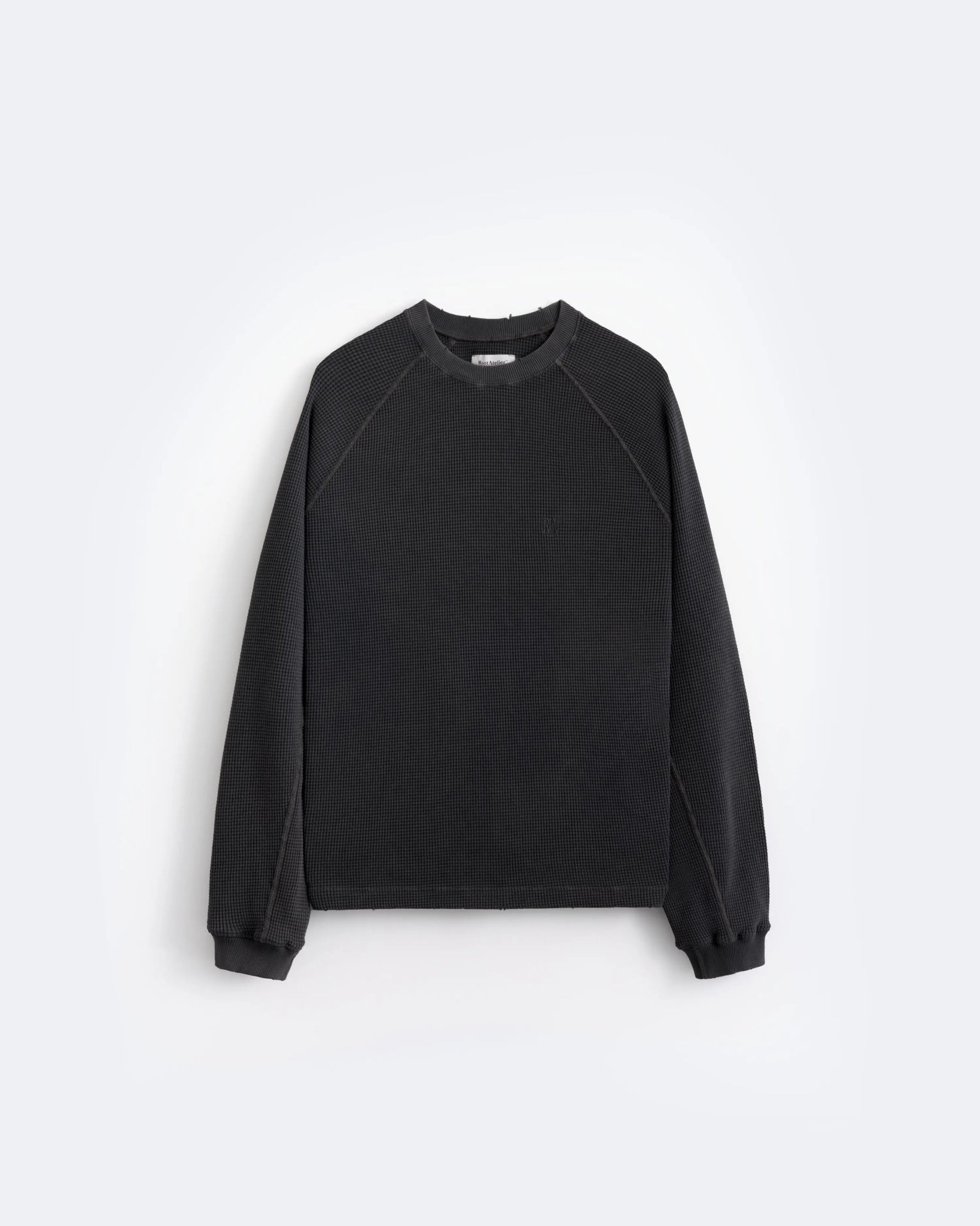 RA Waffel Long Sleeve Black - Root Atelier™ by Eugen Lods