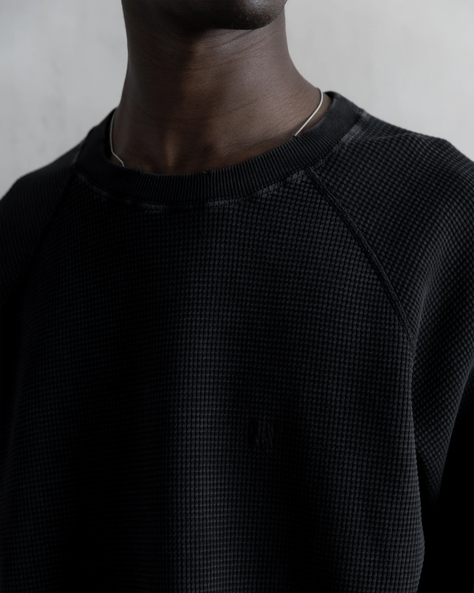 RA Waffel Long Sleeve Black - Root Atelier™ by Eugen Lods