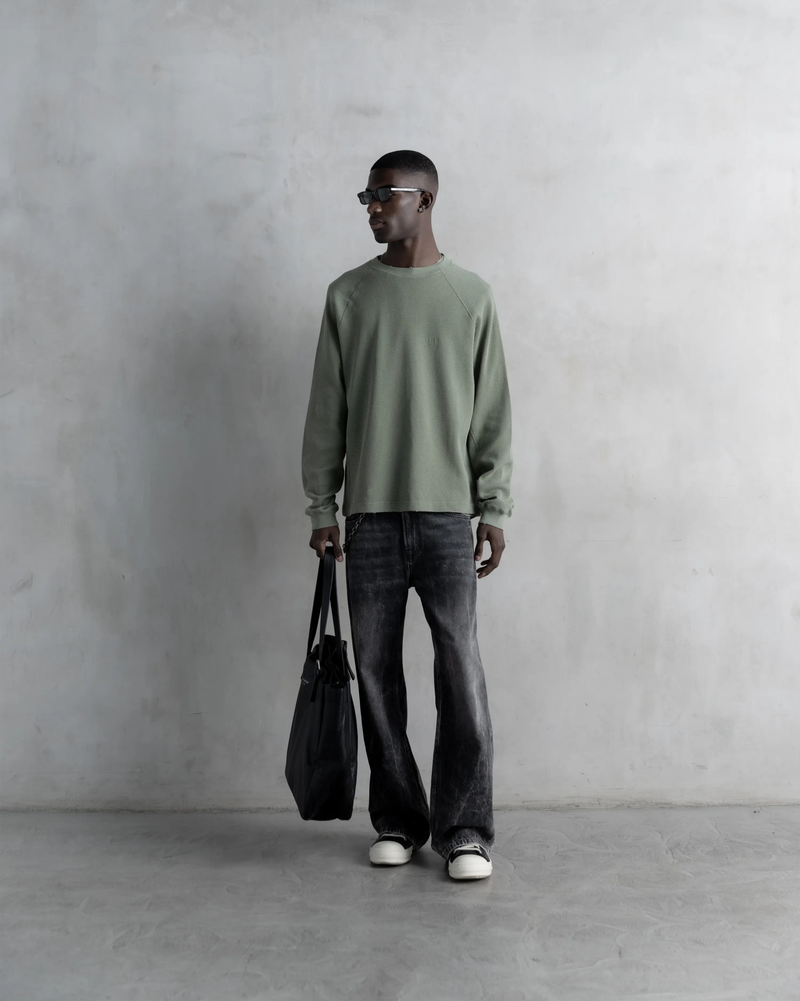 RA Waffel Long Sleeve Khaki - Root Atelier™ by Eugen Lods