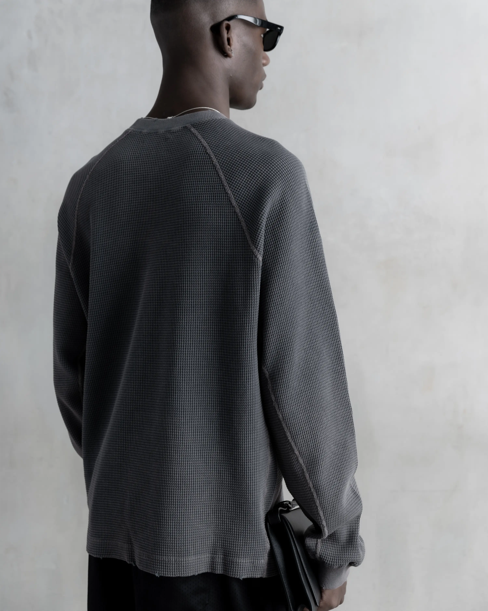 RA Waffel Long Sleeve Storm - Root Atelier™ by Eugen Lods