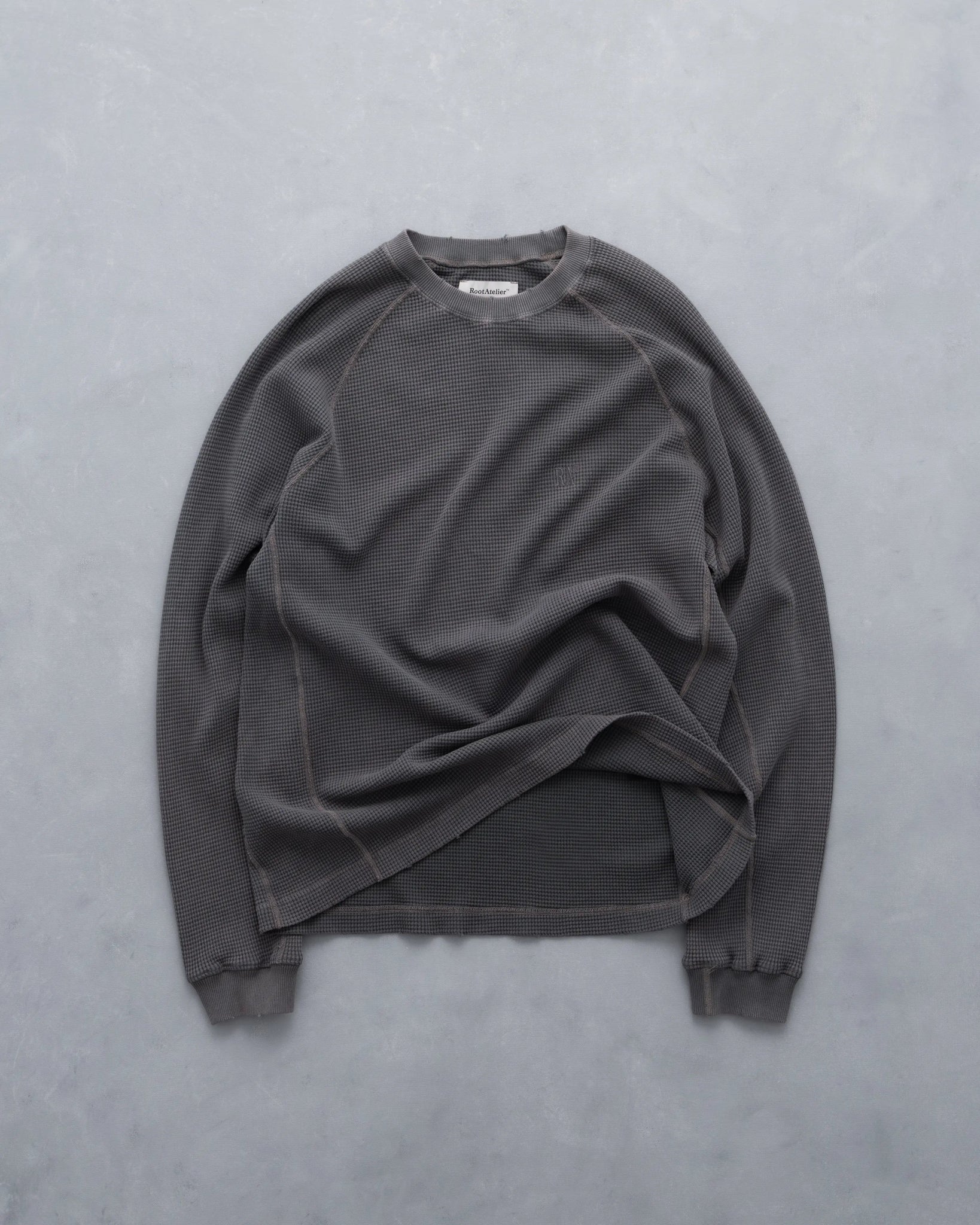 RA Waffel Long Sleeve Storm - Root Atelier™ by Eugen Lods