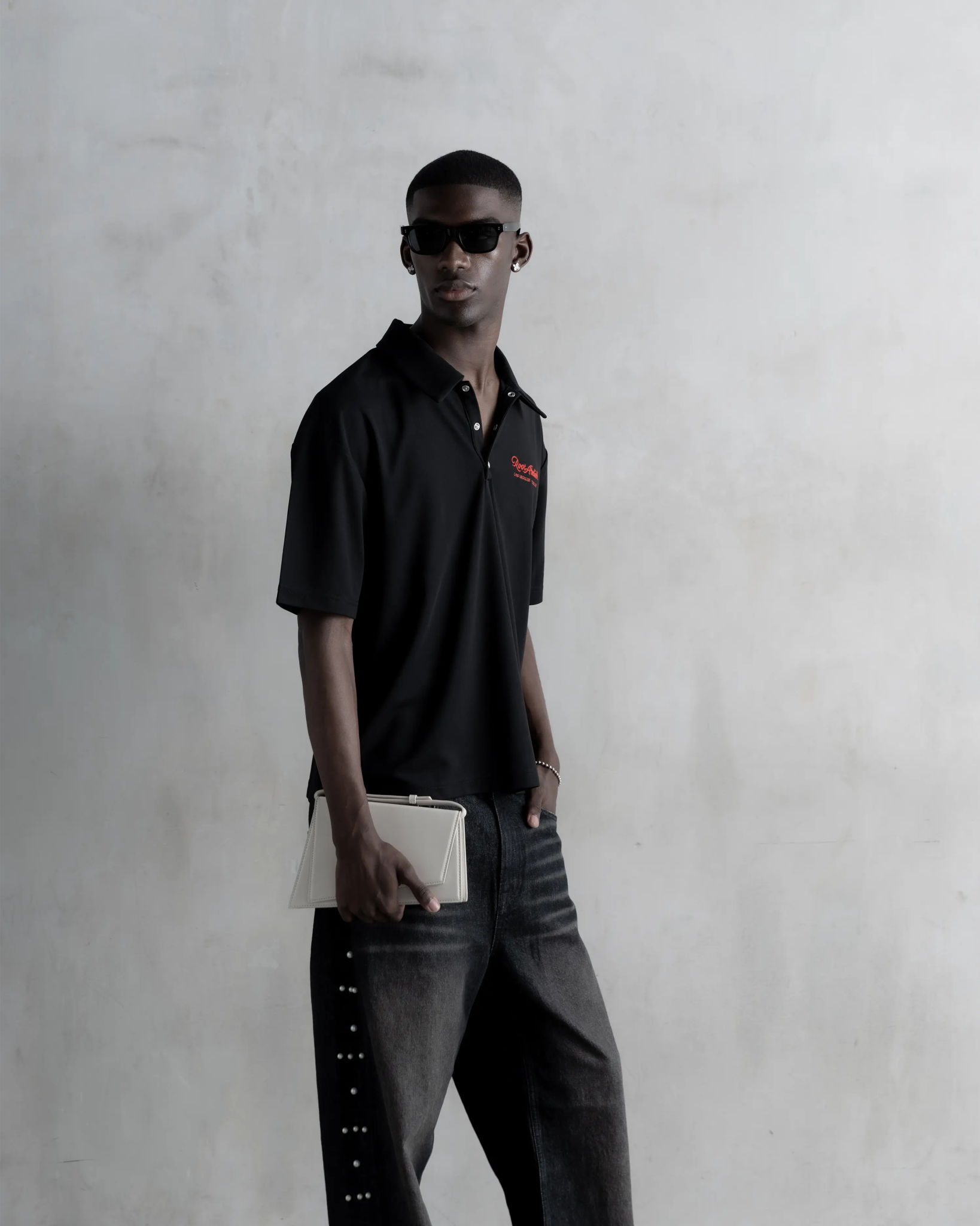 RA Western Polo Black Light Weight - Root Atelier™ by Eugen Lods