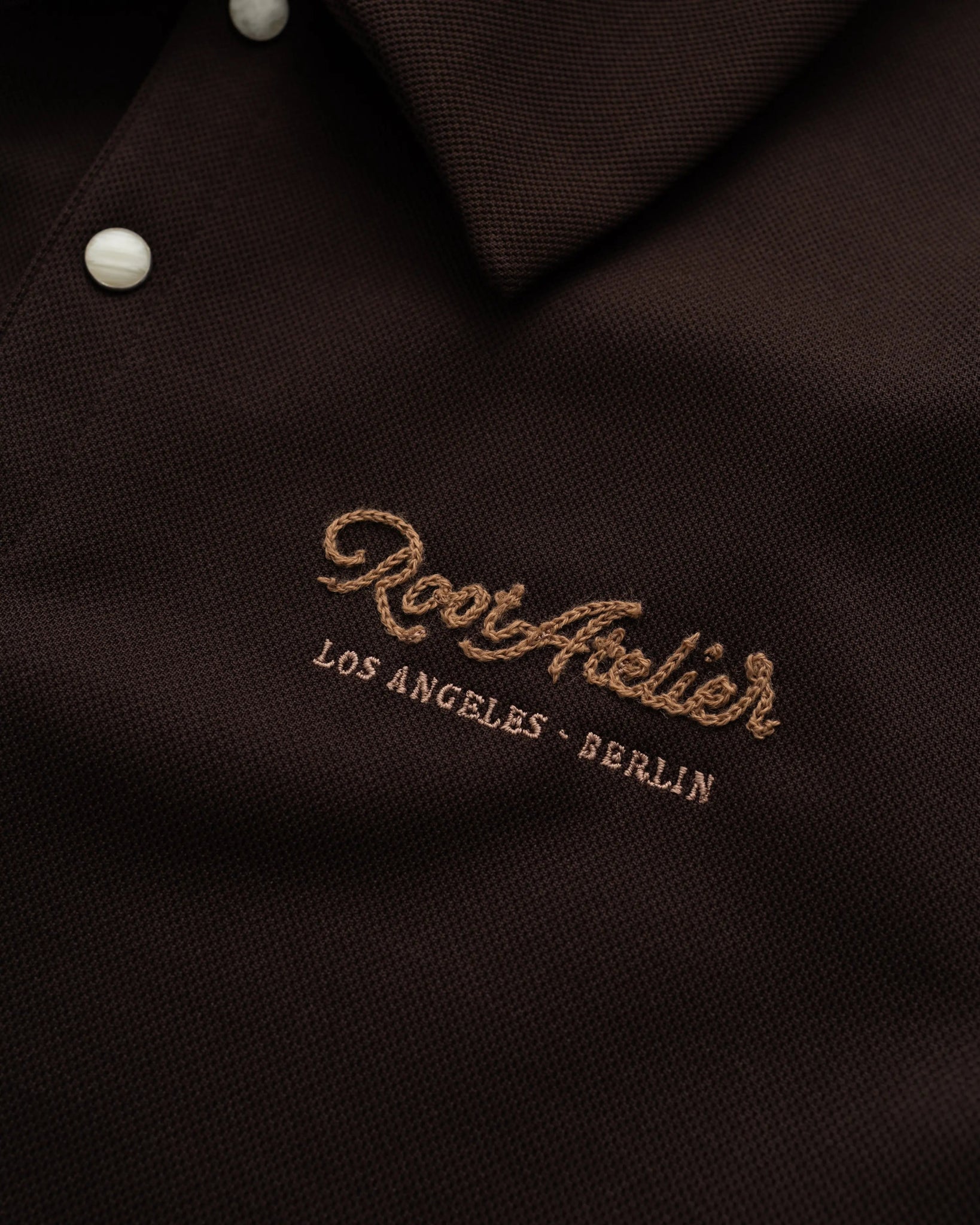 RA Western Polo Mocha - Root Atelier™ by Eugen Lods