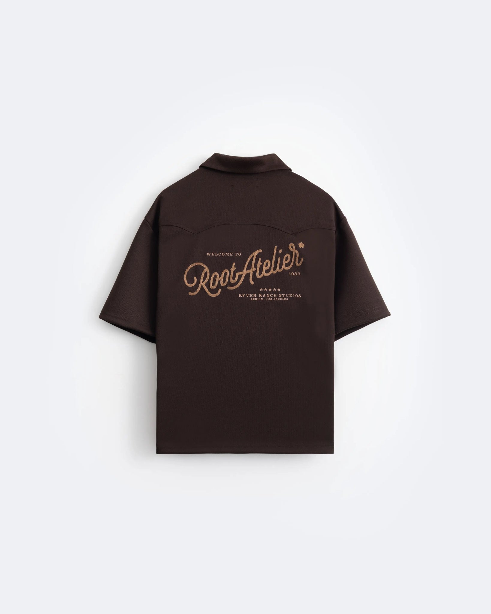 RA Western Polo Mocha - Root Atelier™ by Eugen Lods