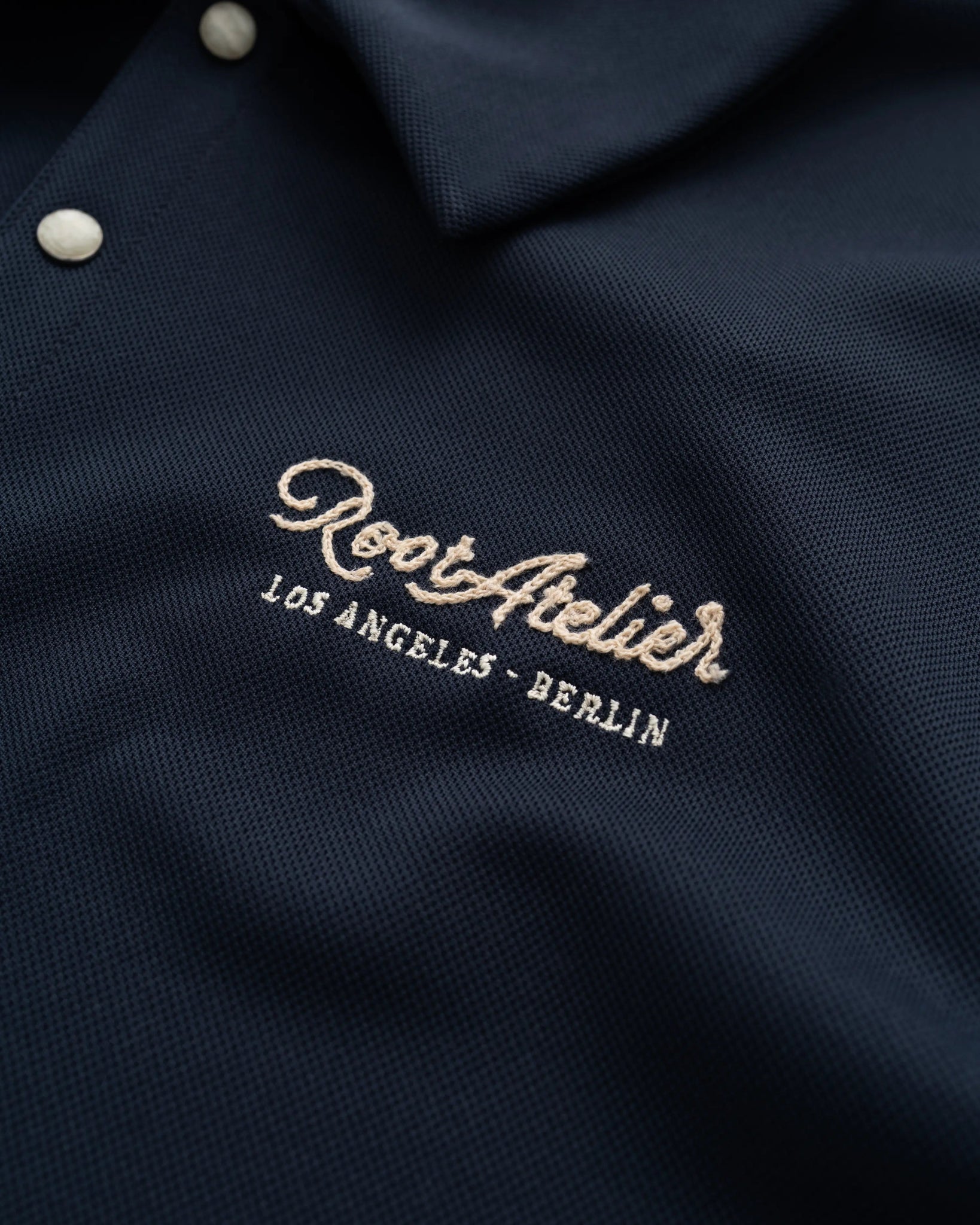 RA Western Polo Navy - Root Atelier™ by Eugen Lods