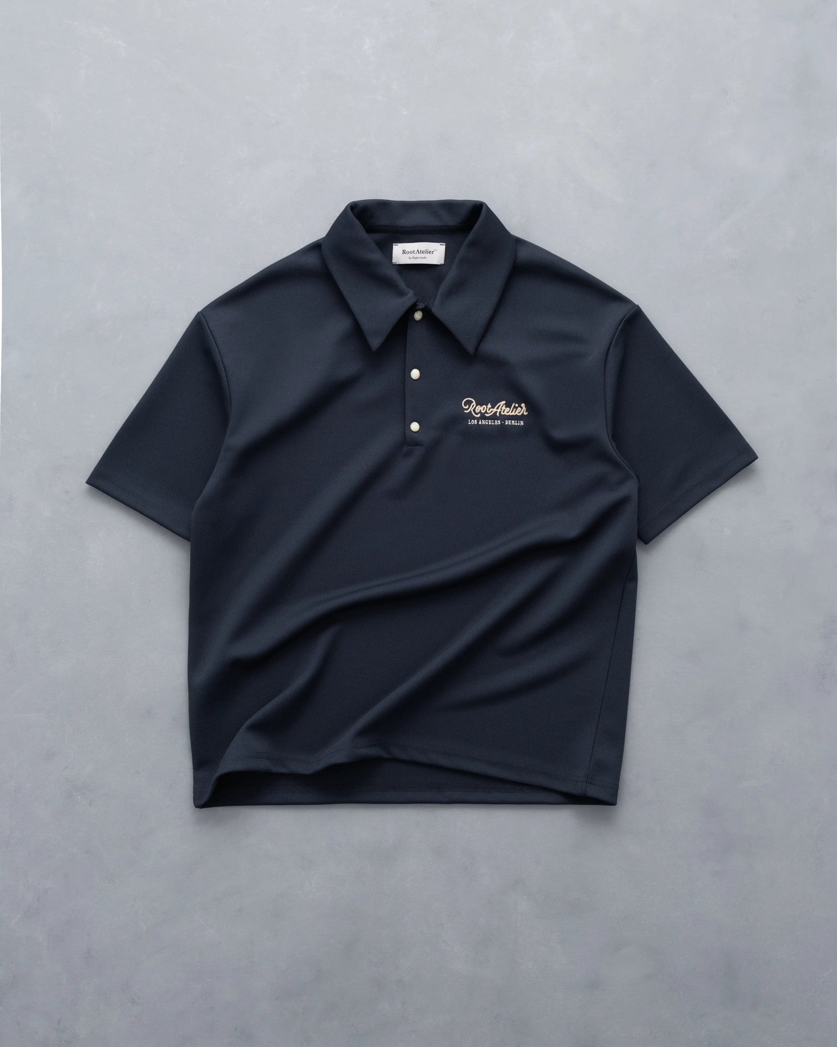 RA Western Polo Navy - Root Atelier™ by Eugen Lods