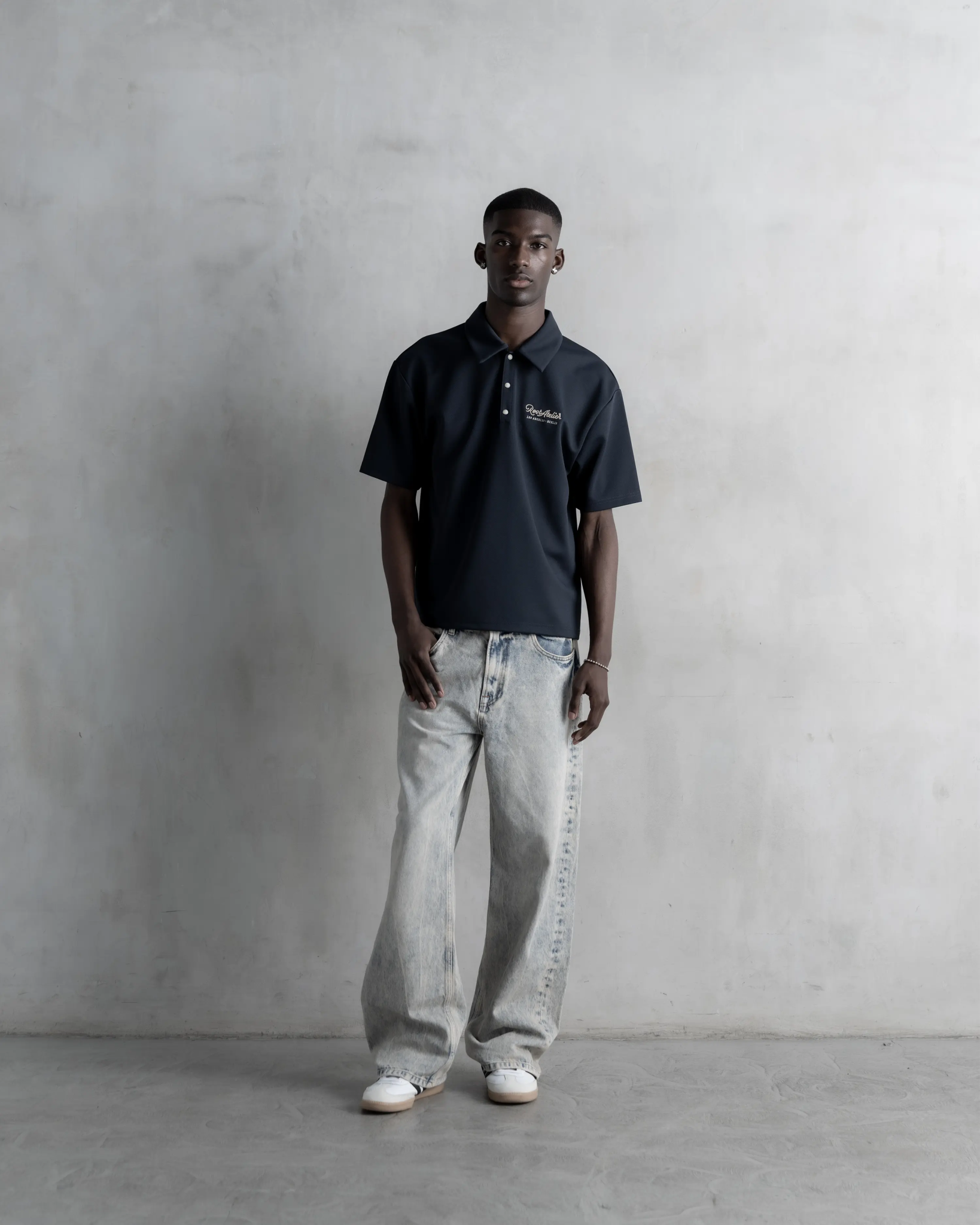 RA Western Polo Navy - Root Atelier™ by Eugen Lods