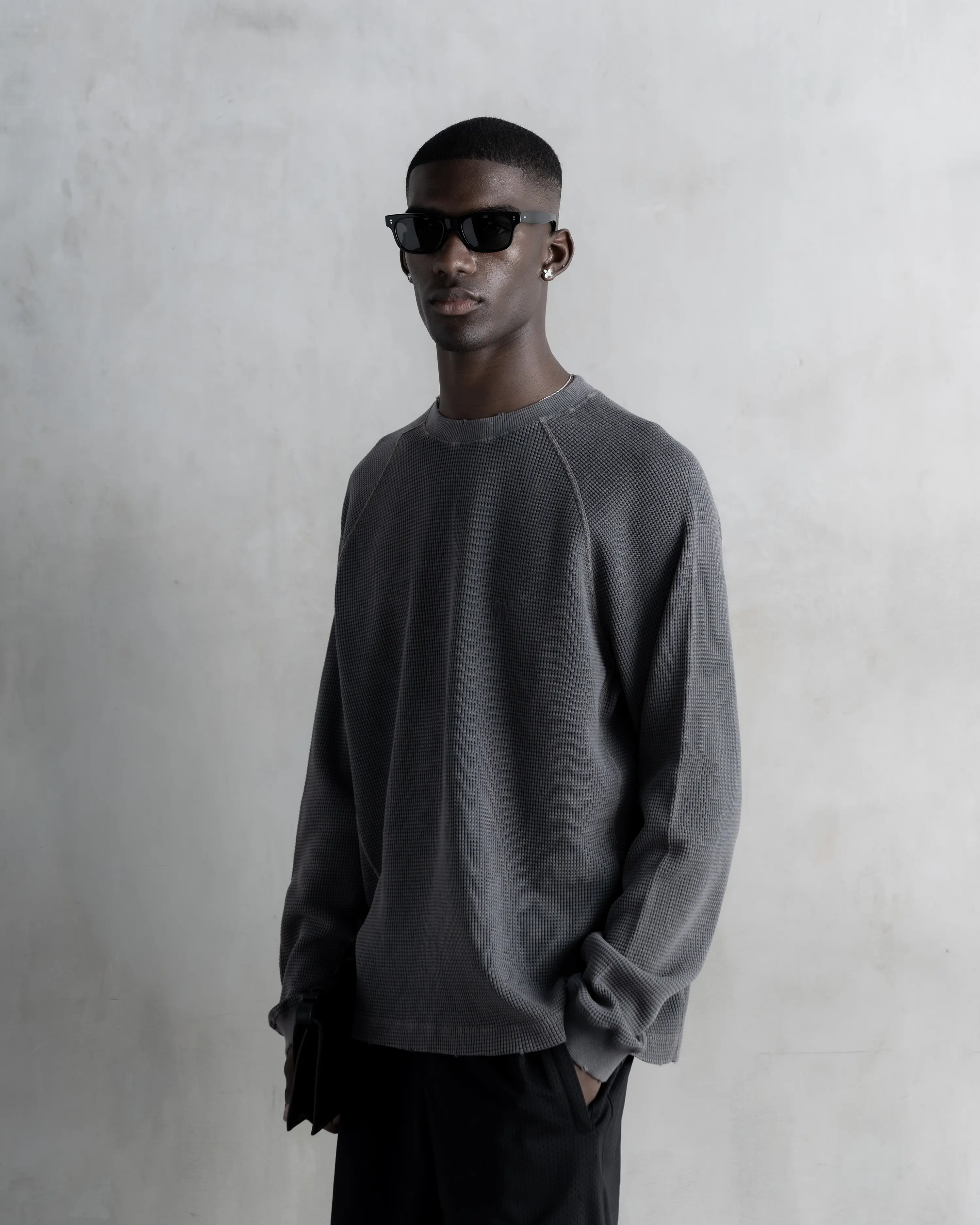 RA Waffel Long Sleeve Storm