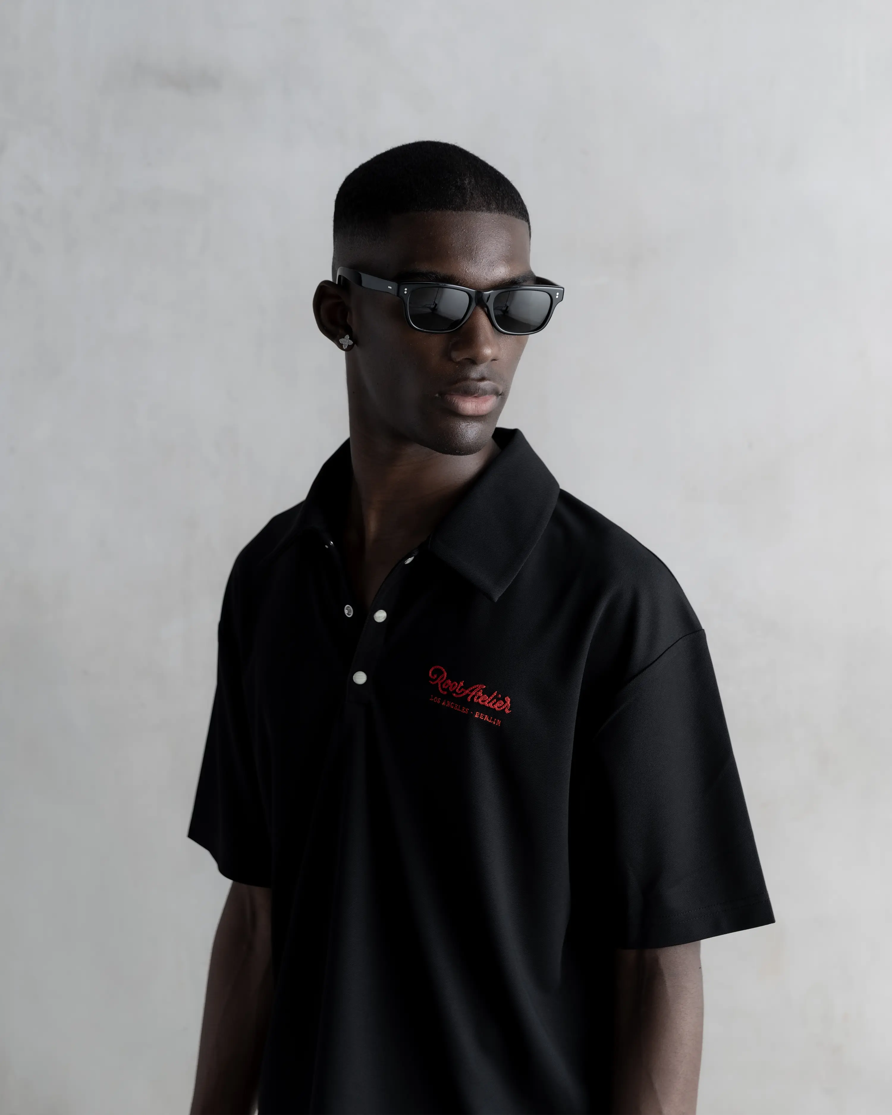 RA Western Polo Black Light Weight