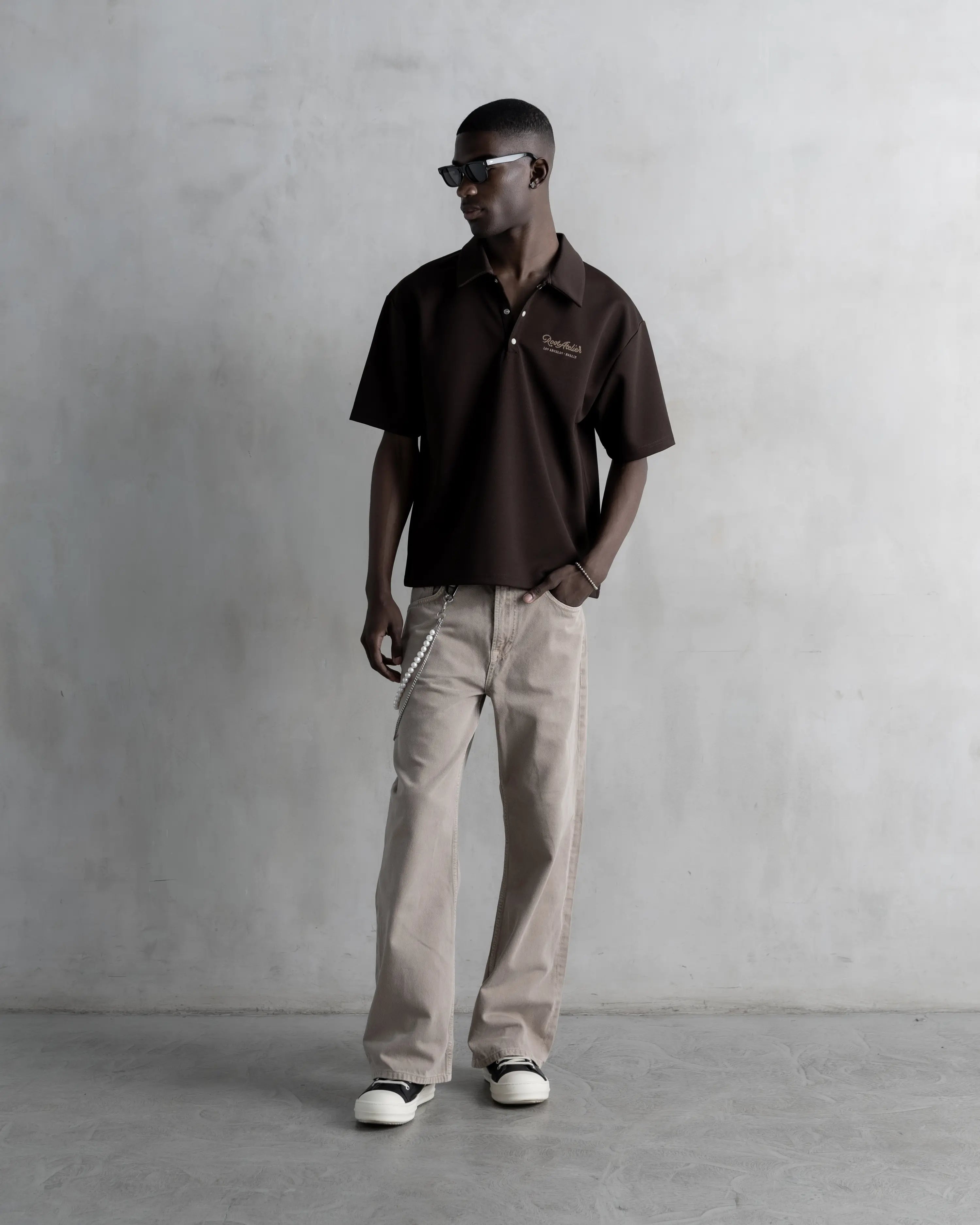 RA Western Polo Mocha