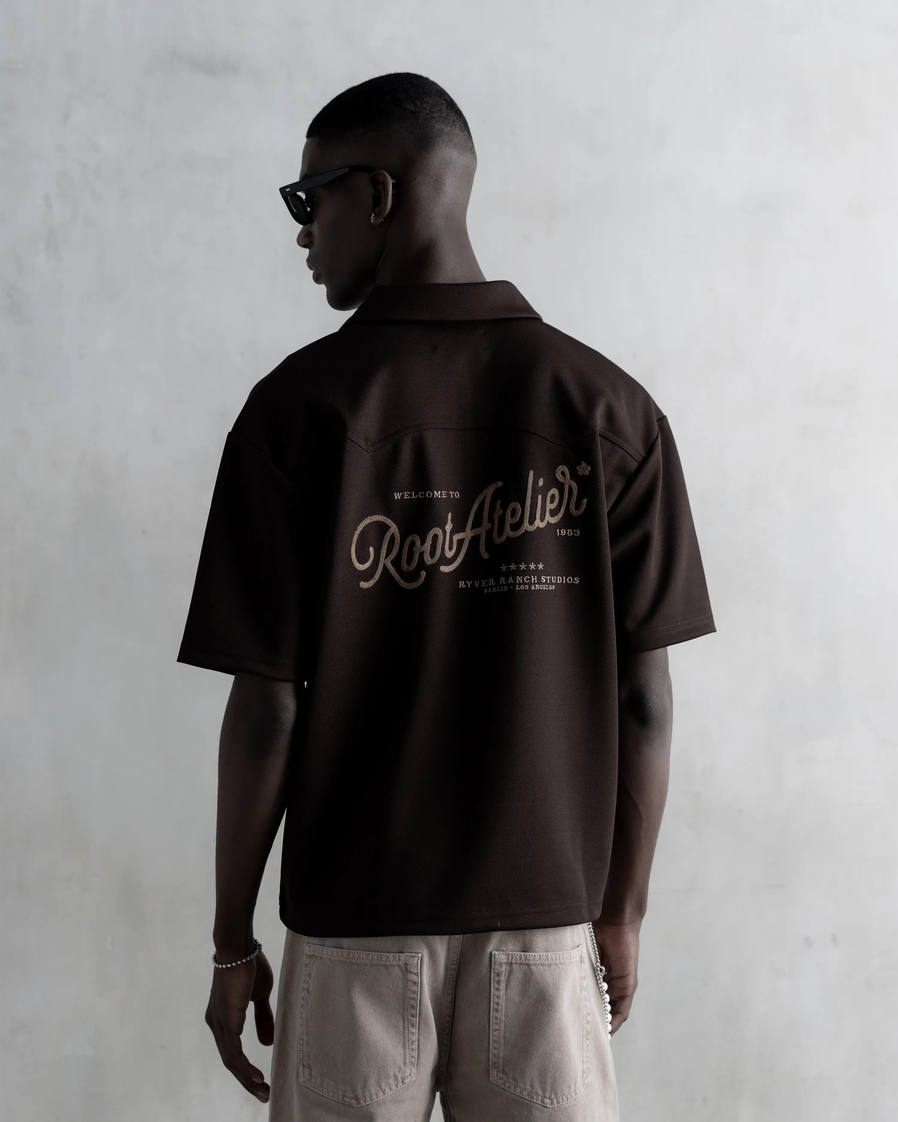 RA Western Polo Mocha