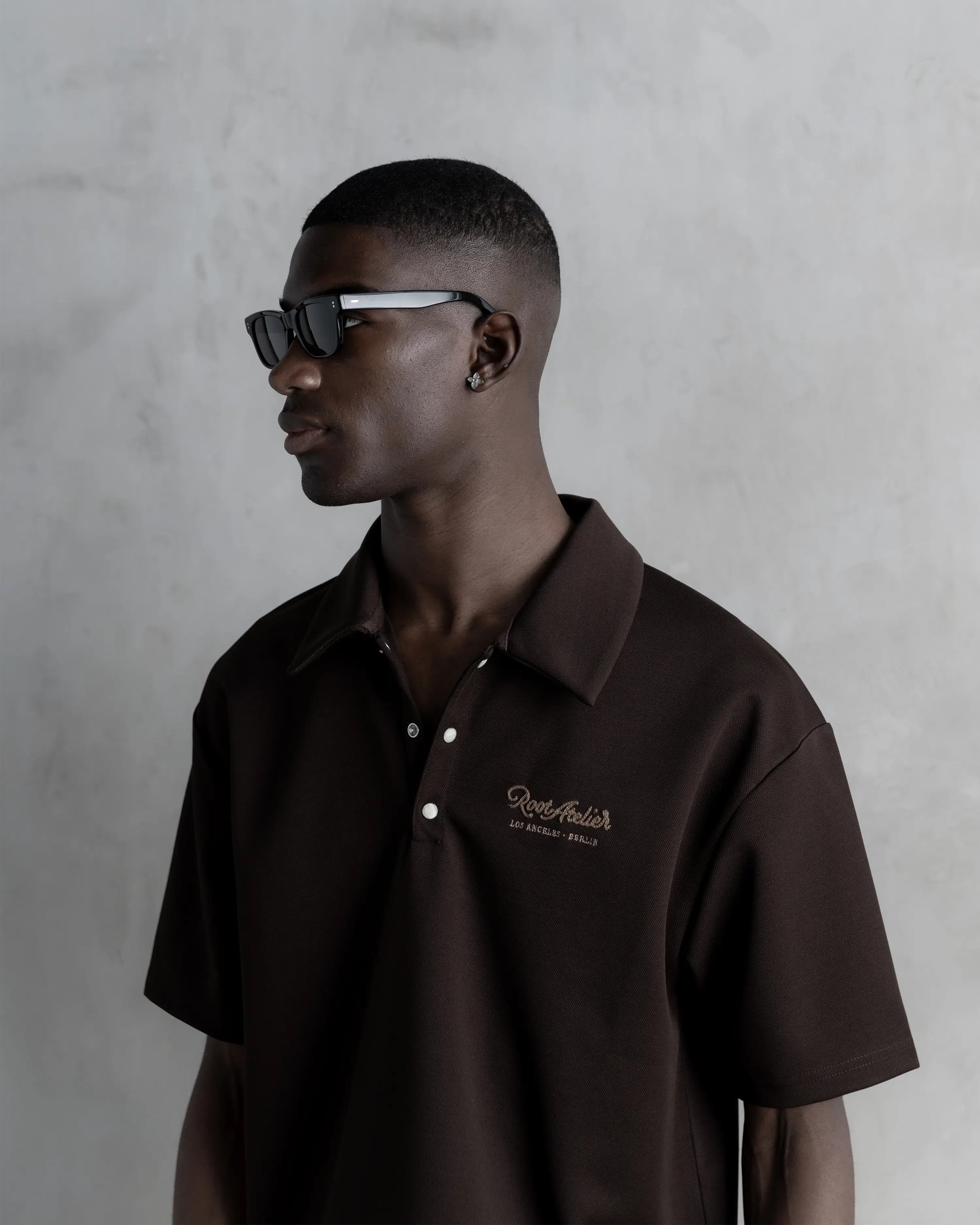 RA Western Polo Mocha