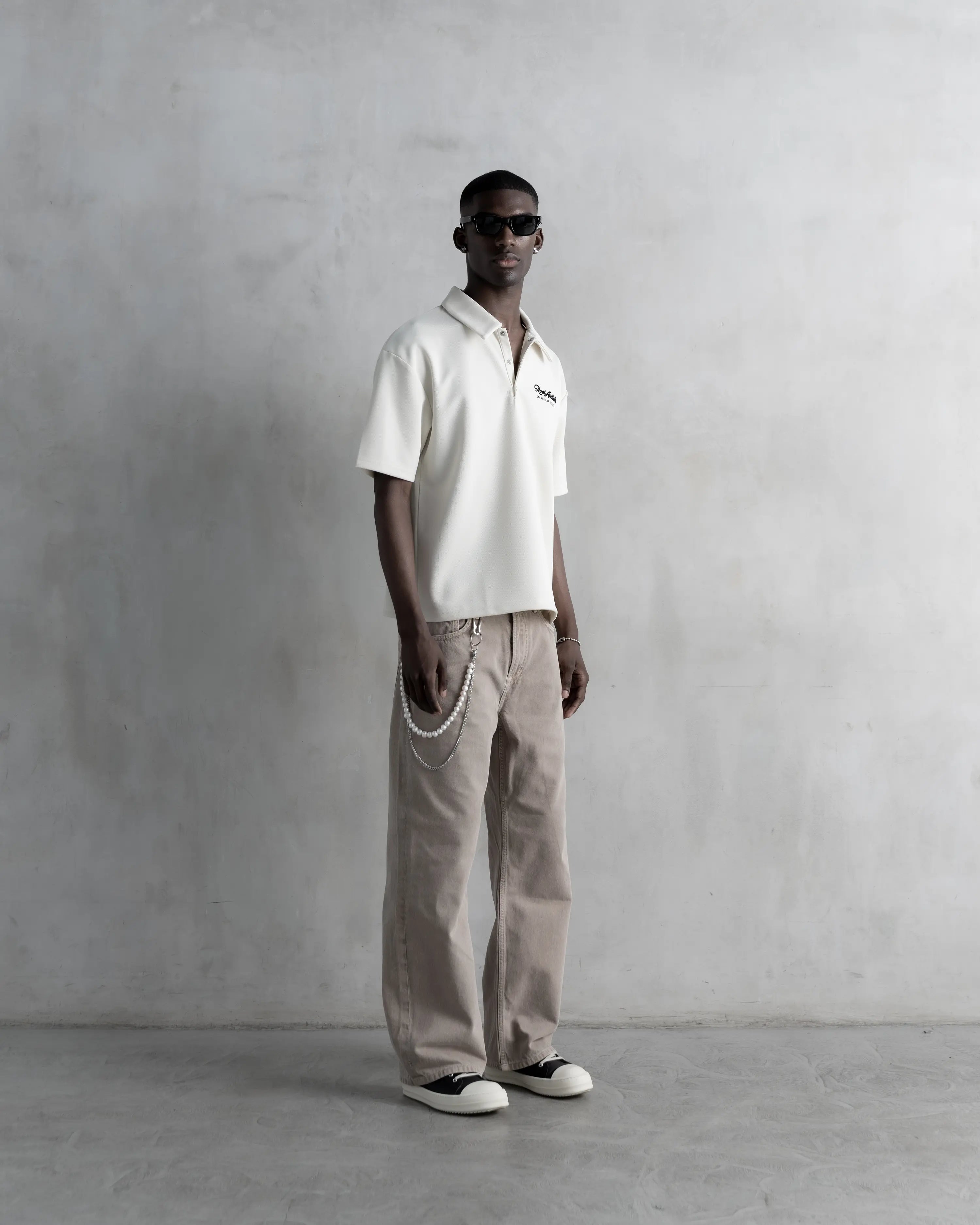 RA Western Polo Cream