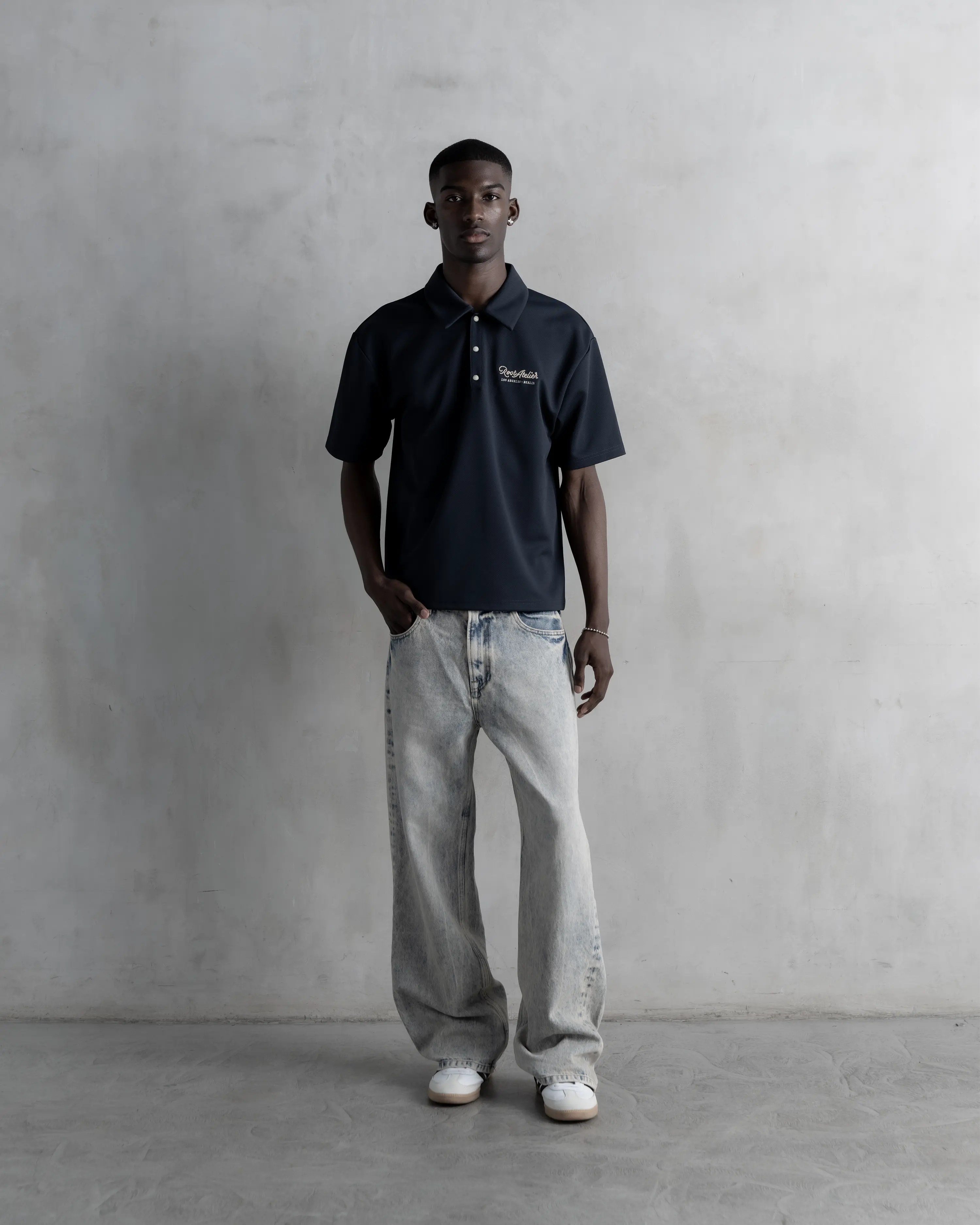 RA Western Polo Navy