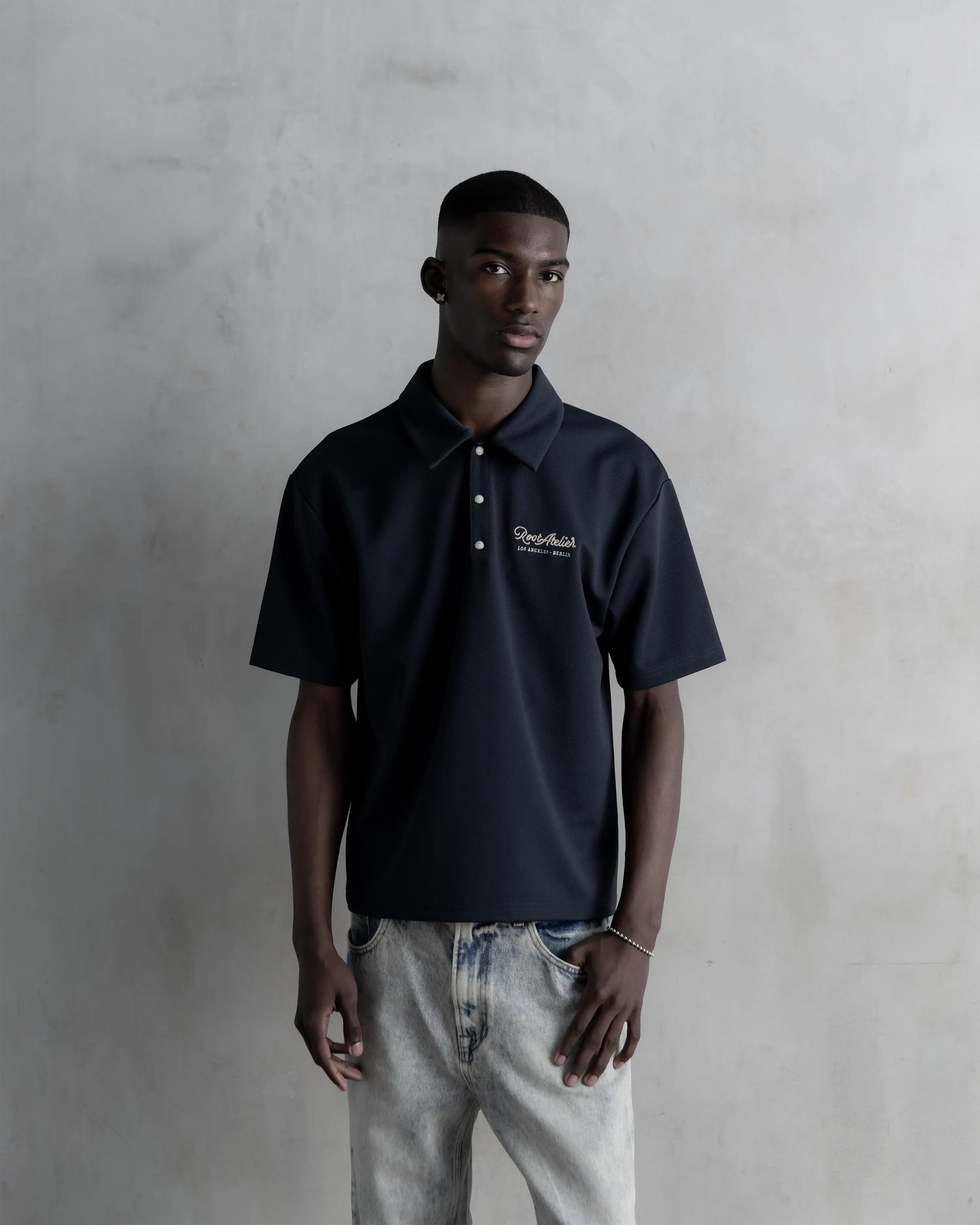 RA Western Polo Navy