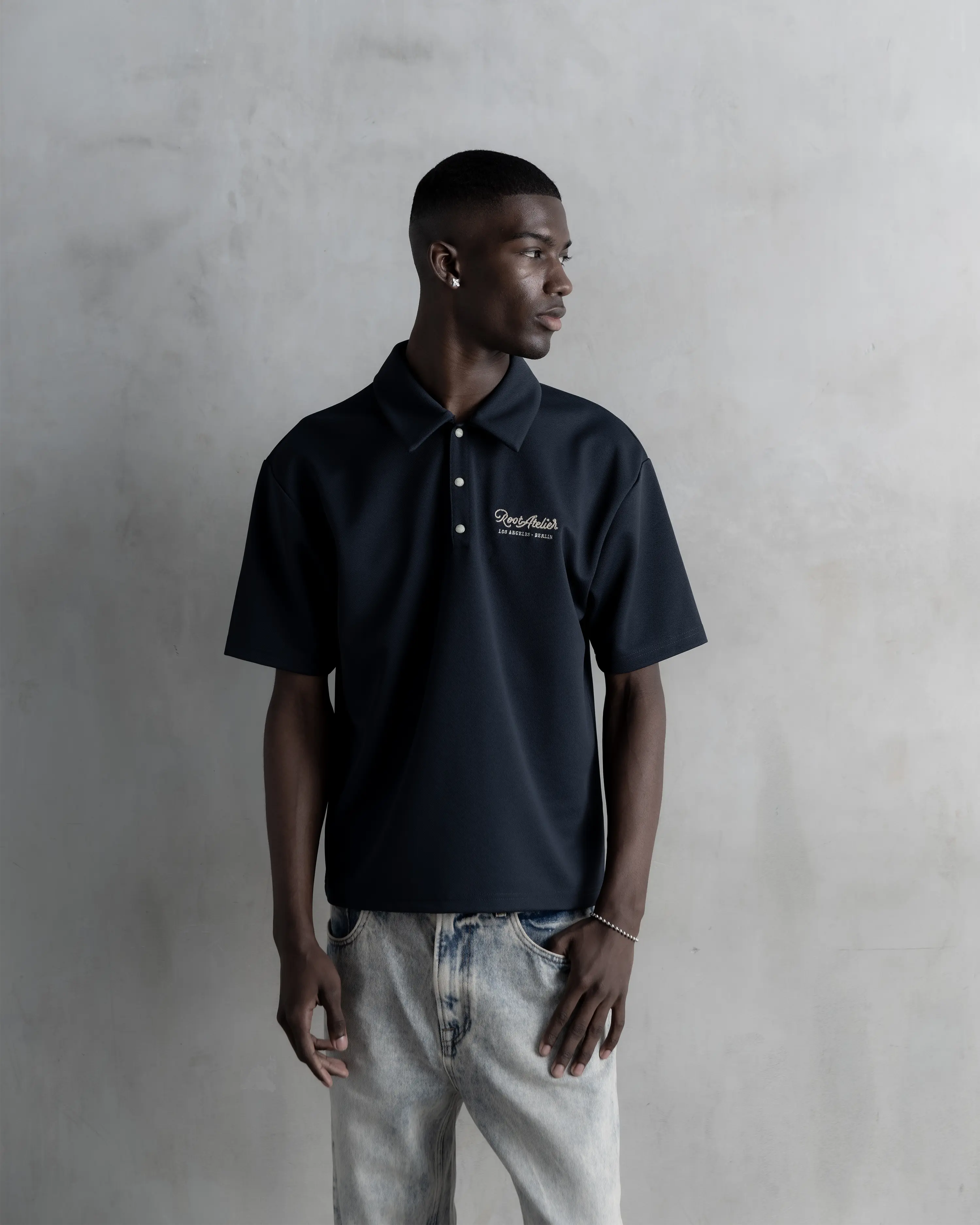 RA Western Polo Navy