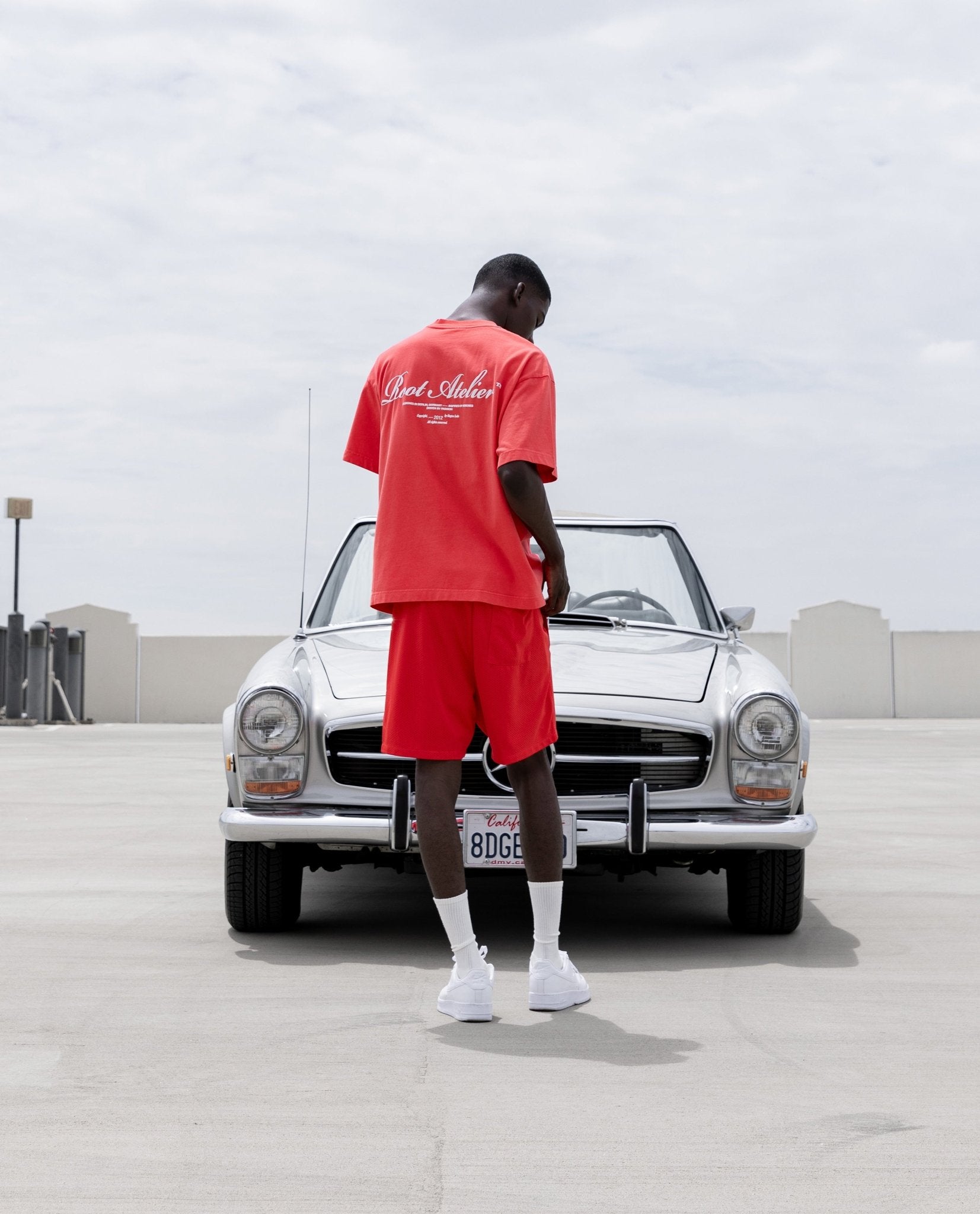 Root Mood Carmine Mesh Shorts - Root Atelier™ by Eugen Lods