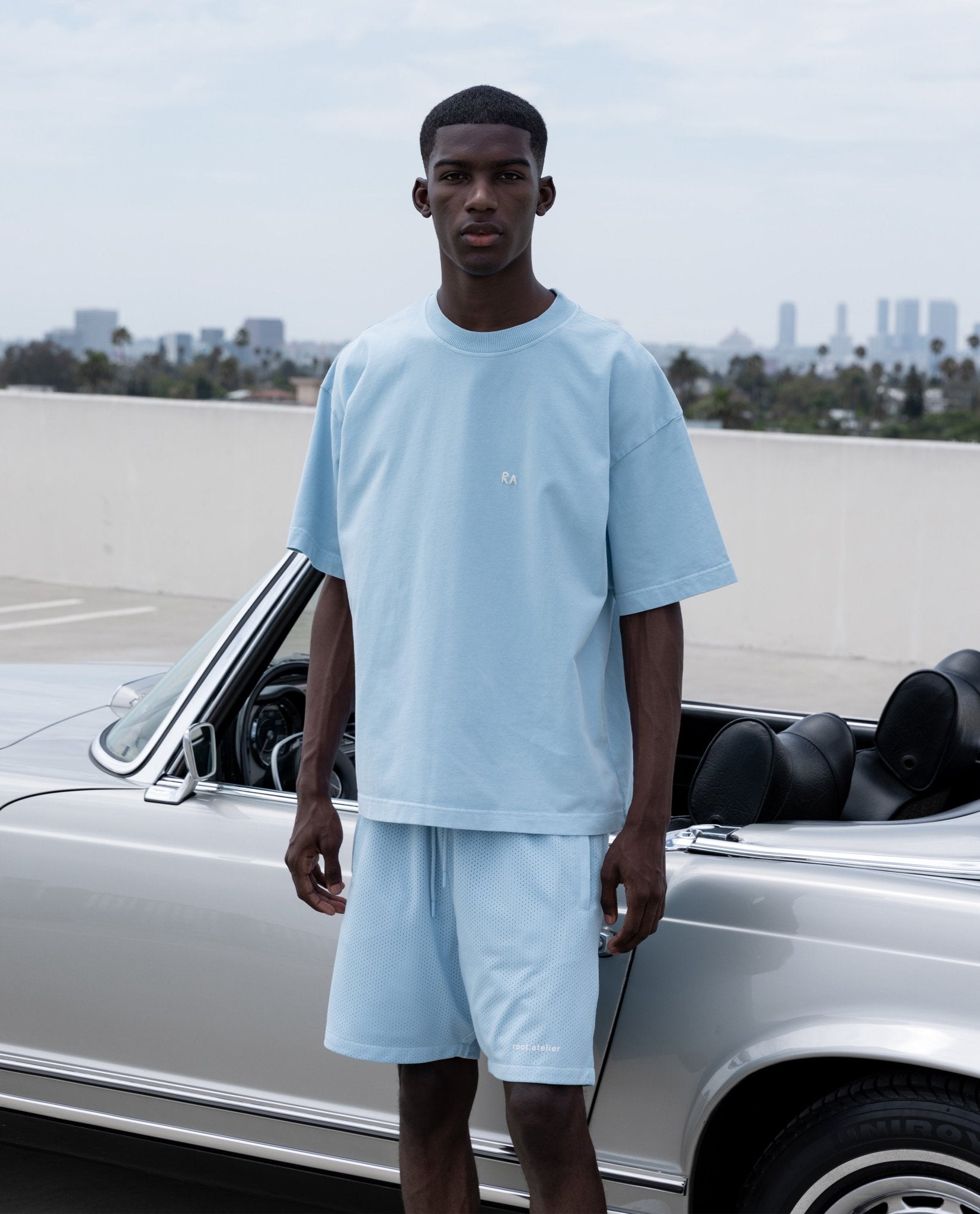 Root Mood Sky Mesh Shorts - Root Atelier™ by Eugen Lods