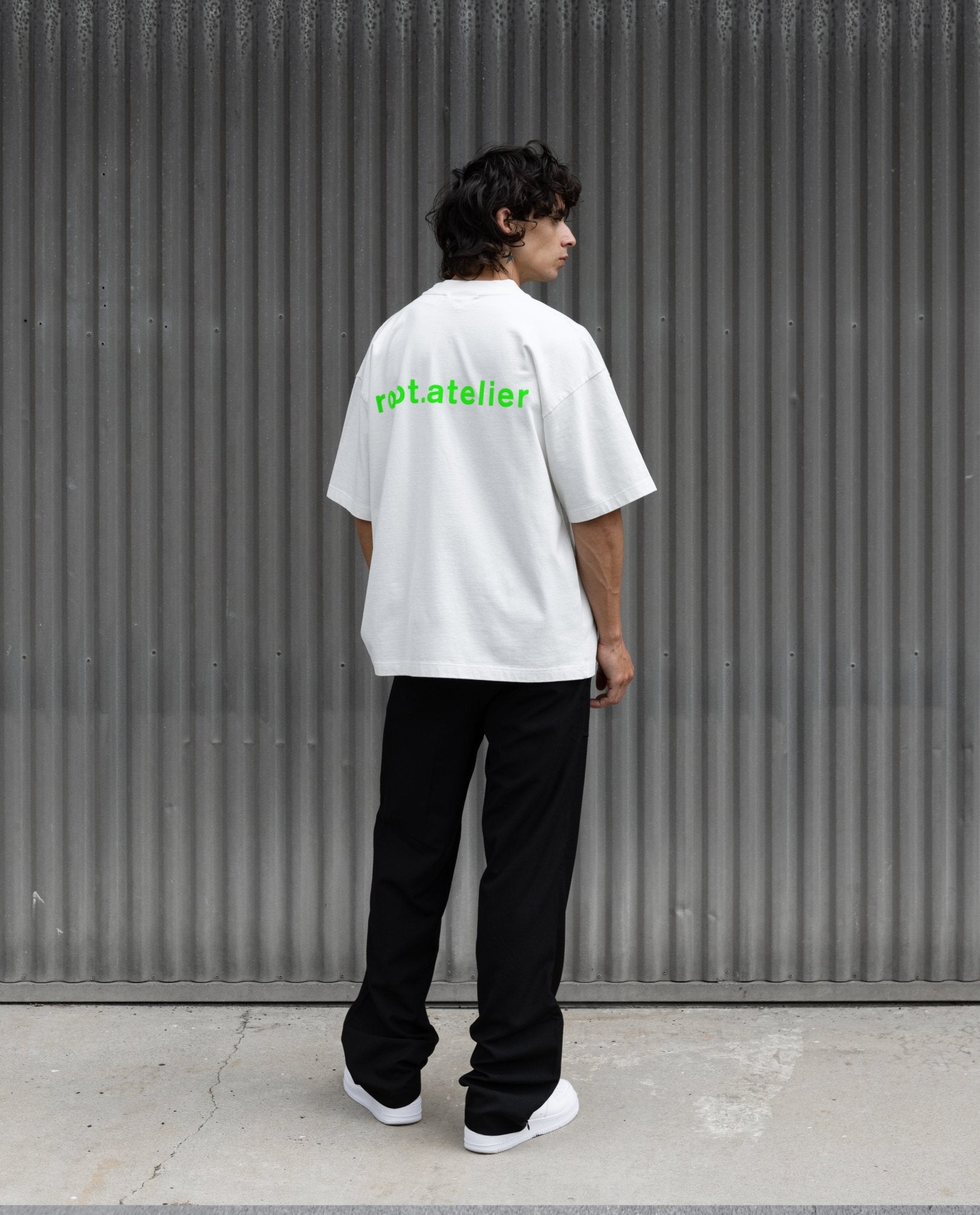 Root Studio Tee Neon Green - Root Atelier™ by Eugen Lods