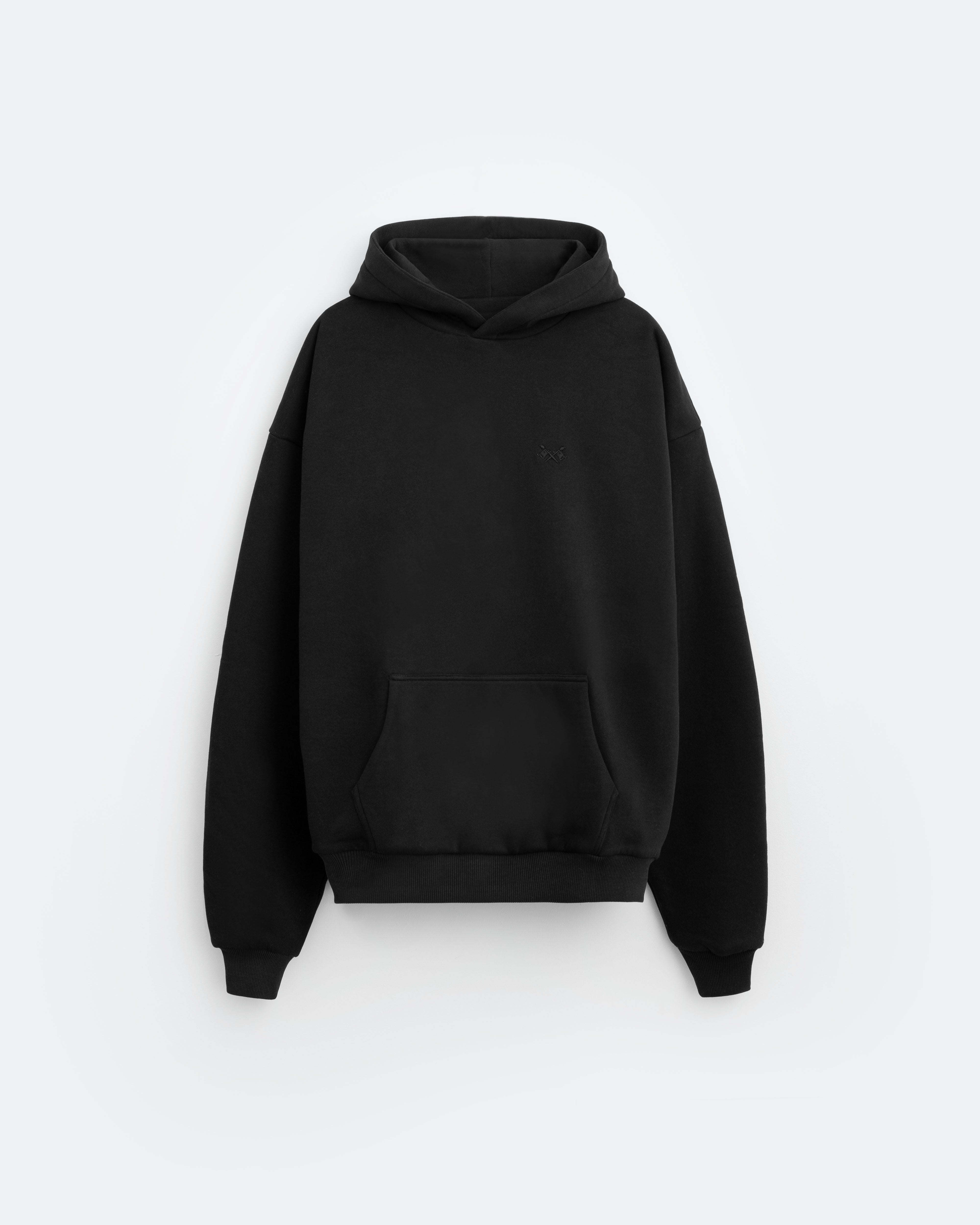 Root Blk Double Layer Hoodie