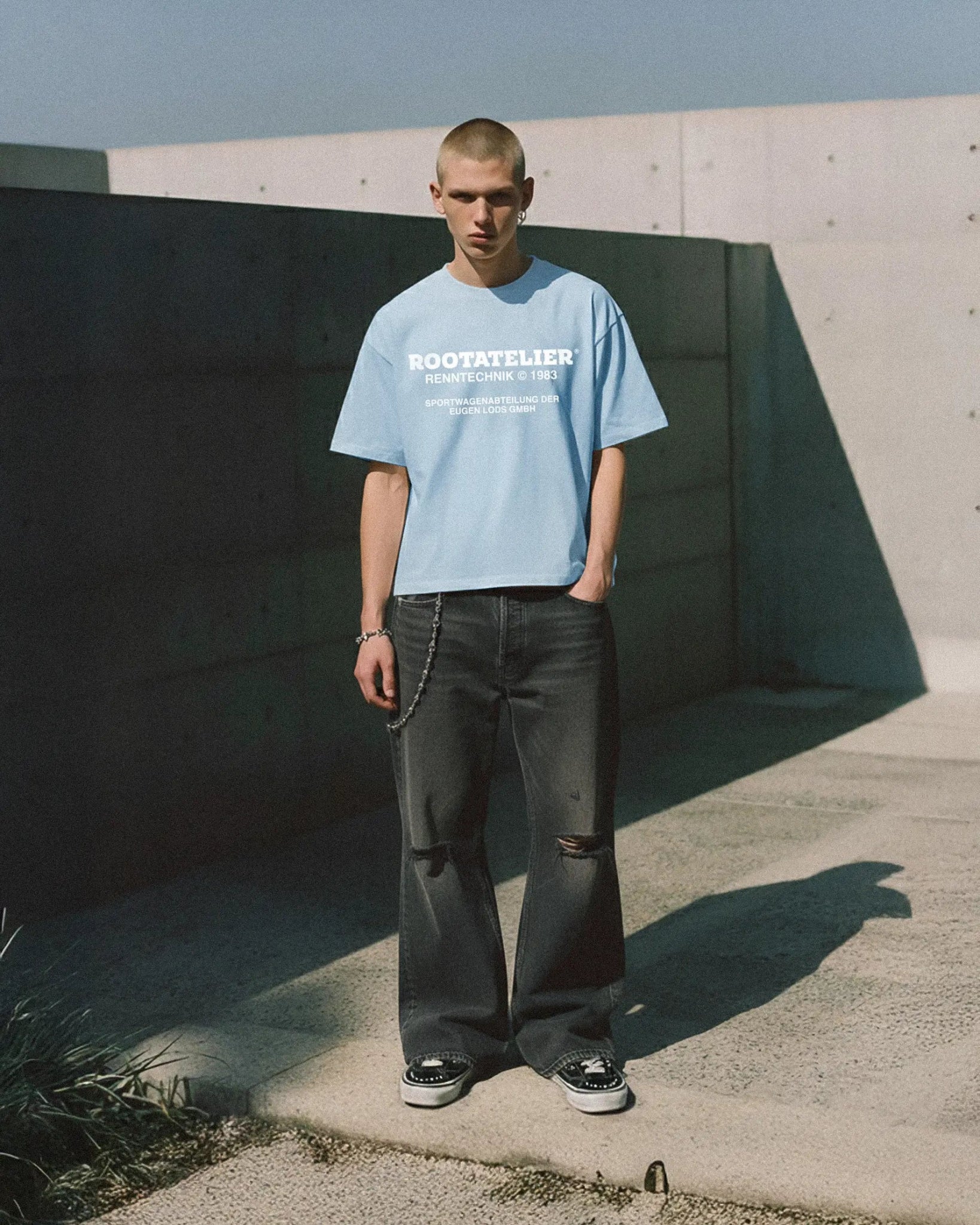 RA Race 1983 Blue T-Shirt - Root Atelier™ by Eugen Lods