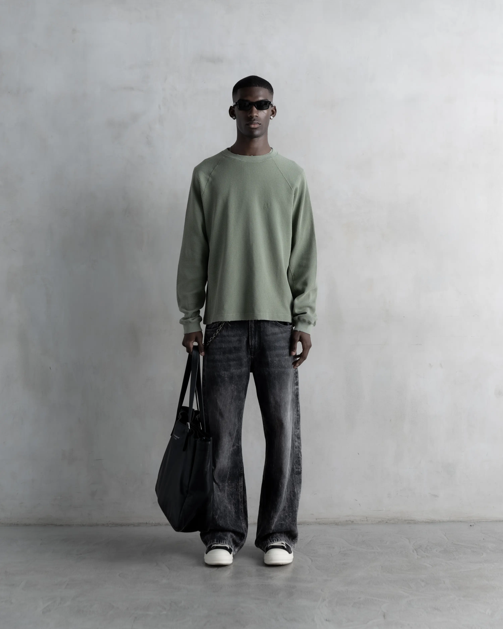 RA Waffel Long Sleeve Khaki - Root Atelier™ by Eugen Lods