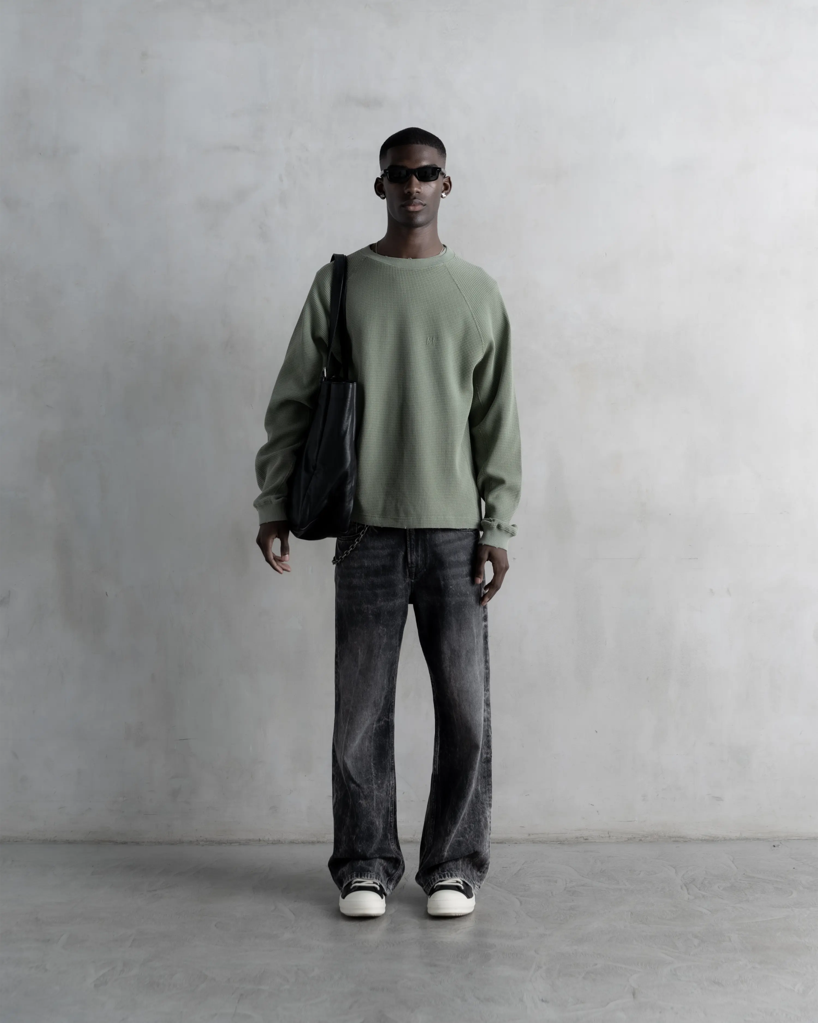 RA Waffel Long Sleeve Khaki - Root Atelier™ by Eugen Lods
