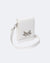 MINI LEATHER CROSSBODY BAG - WHITE