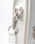 MINI LEATHER CROSSBODY BAG - WHITE